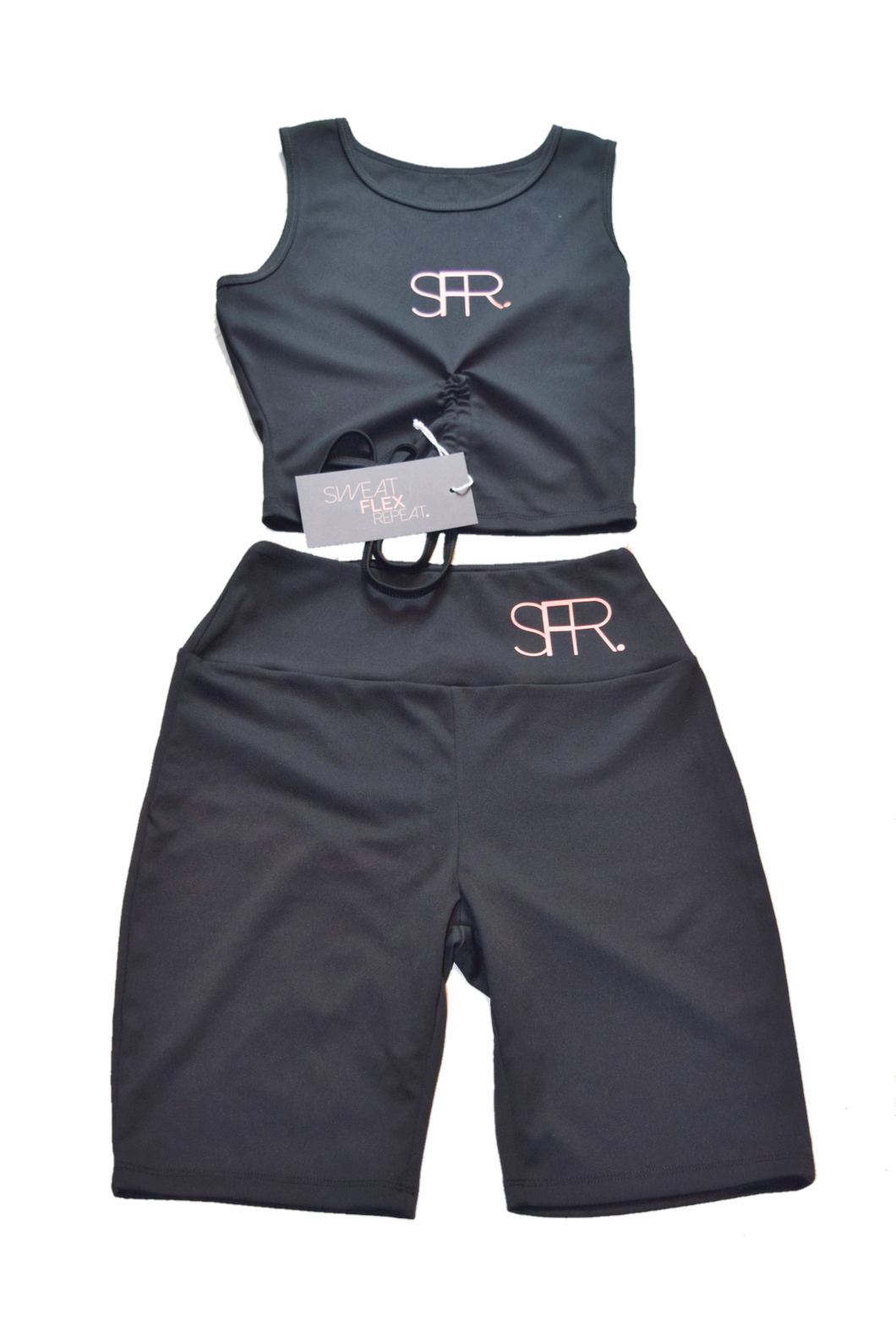 Pleated Straps sports 2-piece set
