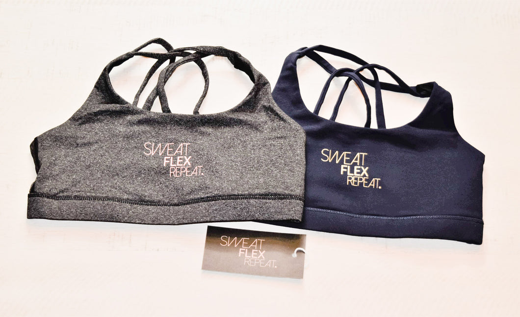 Women’s stone washed seamless sports bra